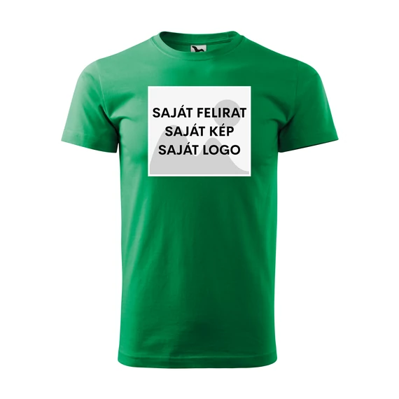 Egyedi férfi póló - több színben (fűzöld)