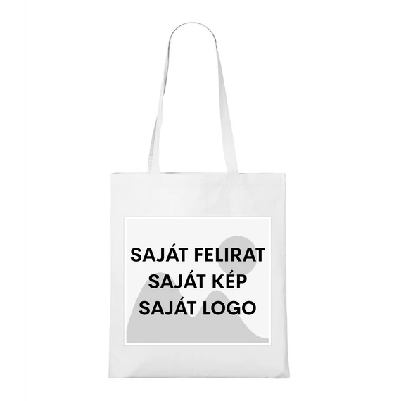 Egyedi vászontáska - több színben (fehér)