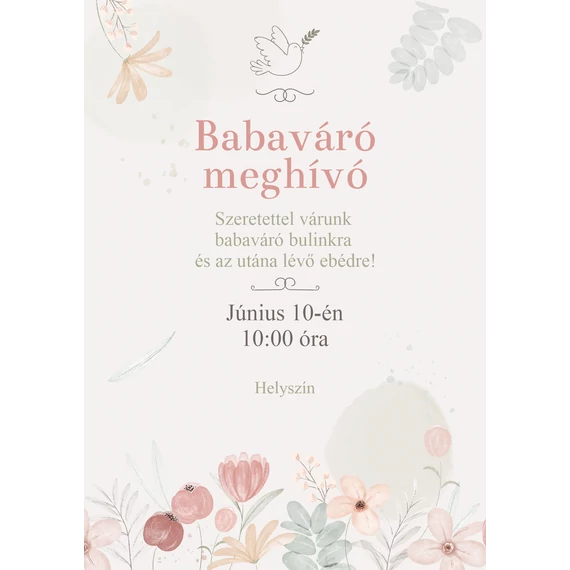 Babaváró meghívó